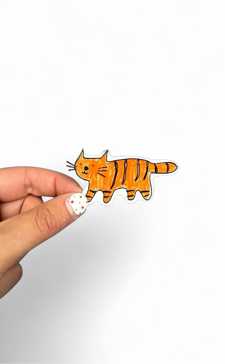 Small tiger sticker