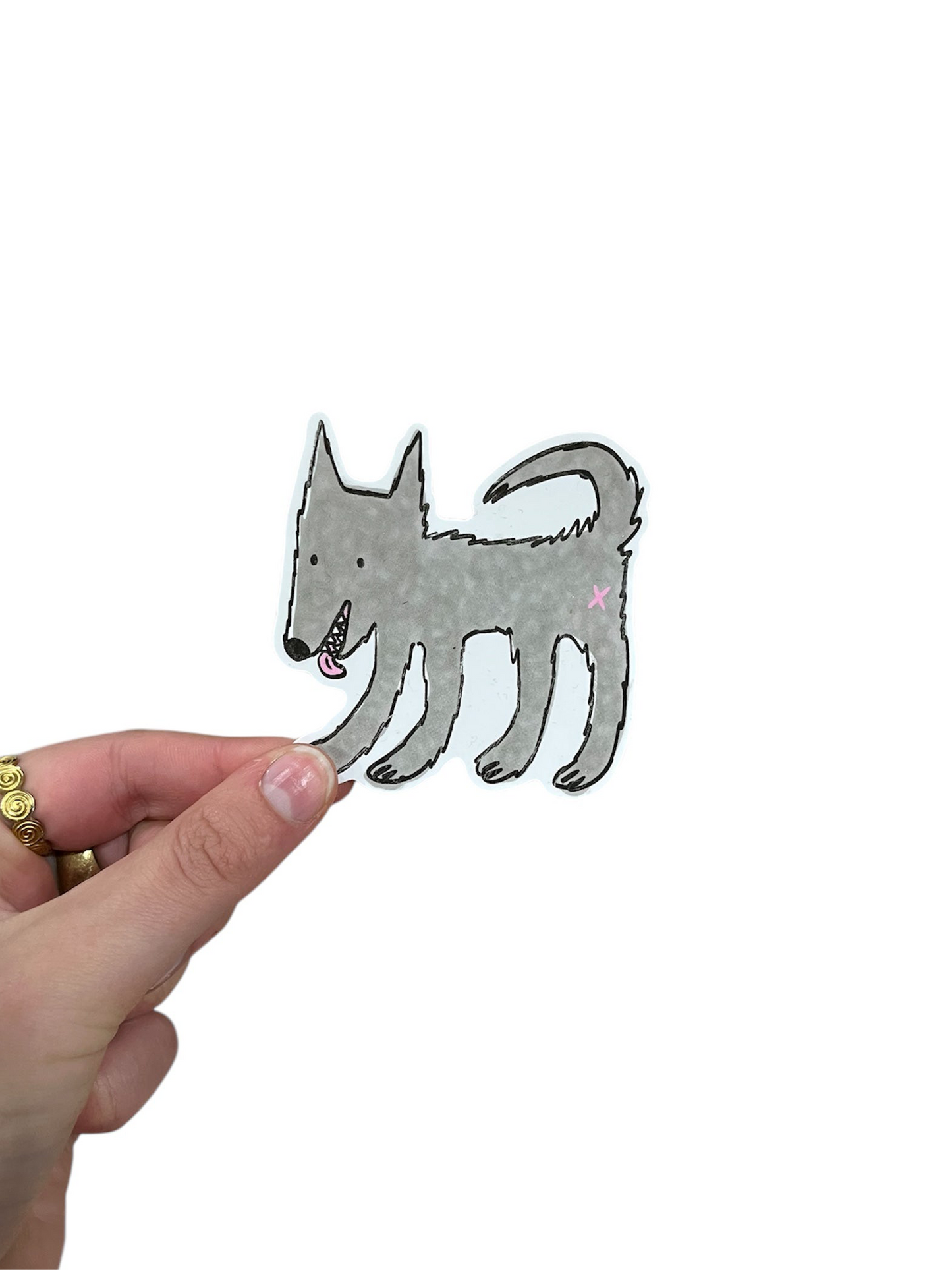 Oh Rats! Wolf sticker