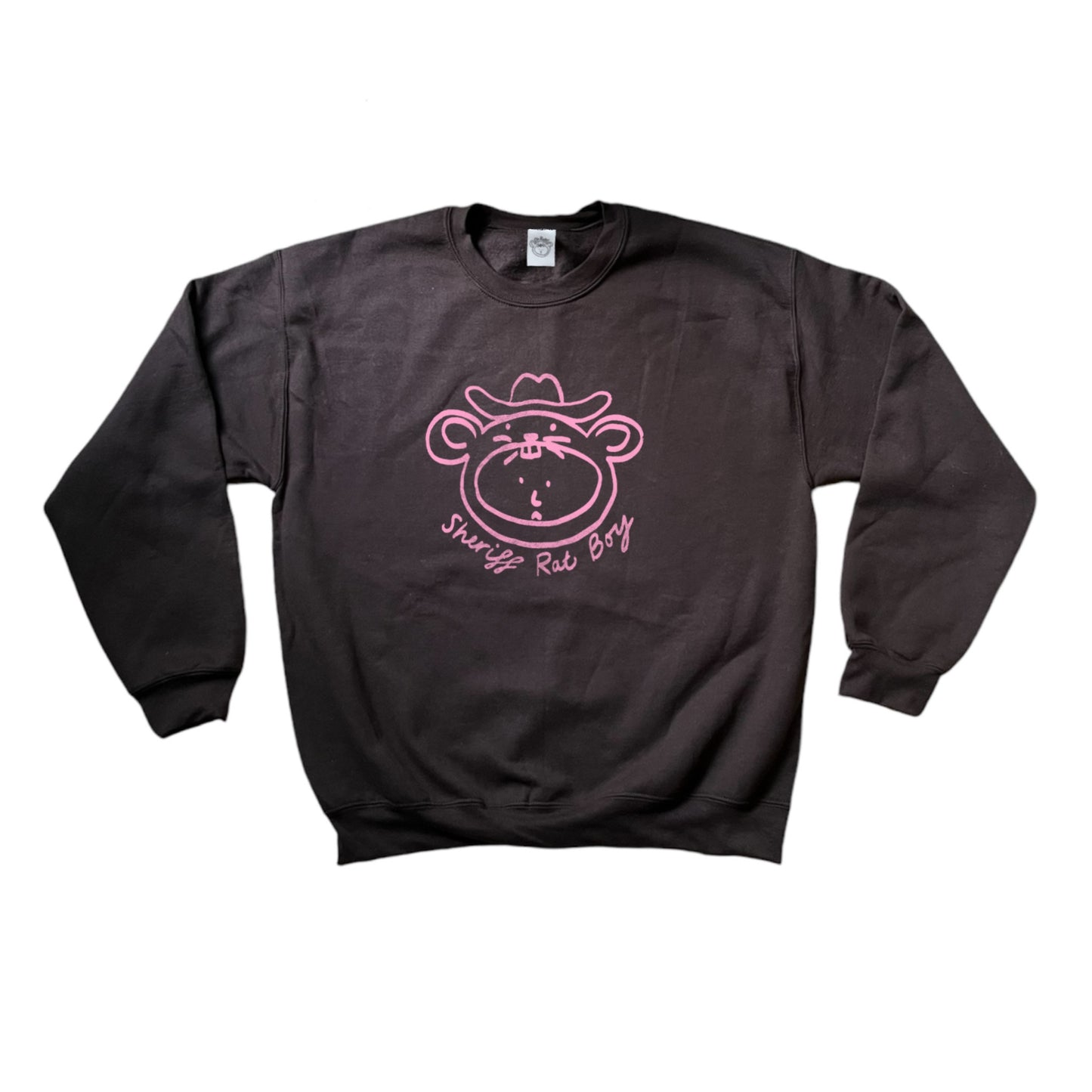 Pink on Brown ‘Sheriff Ratboy’ sweatshirt