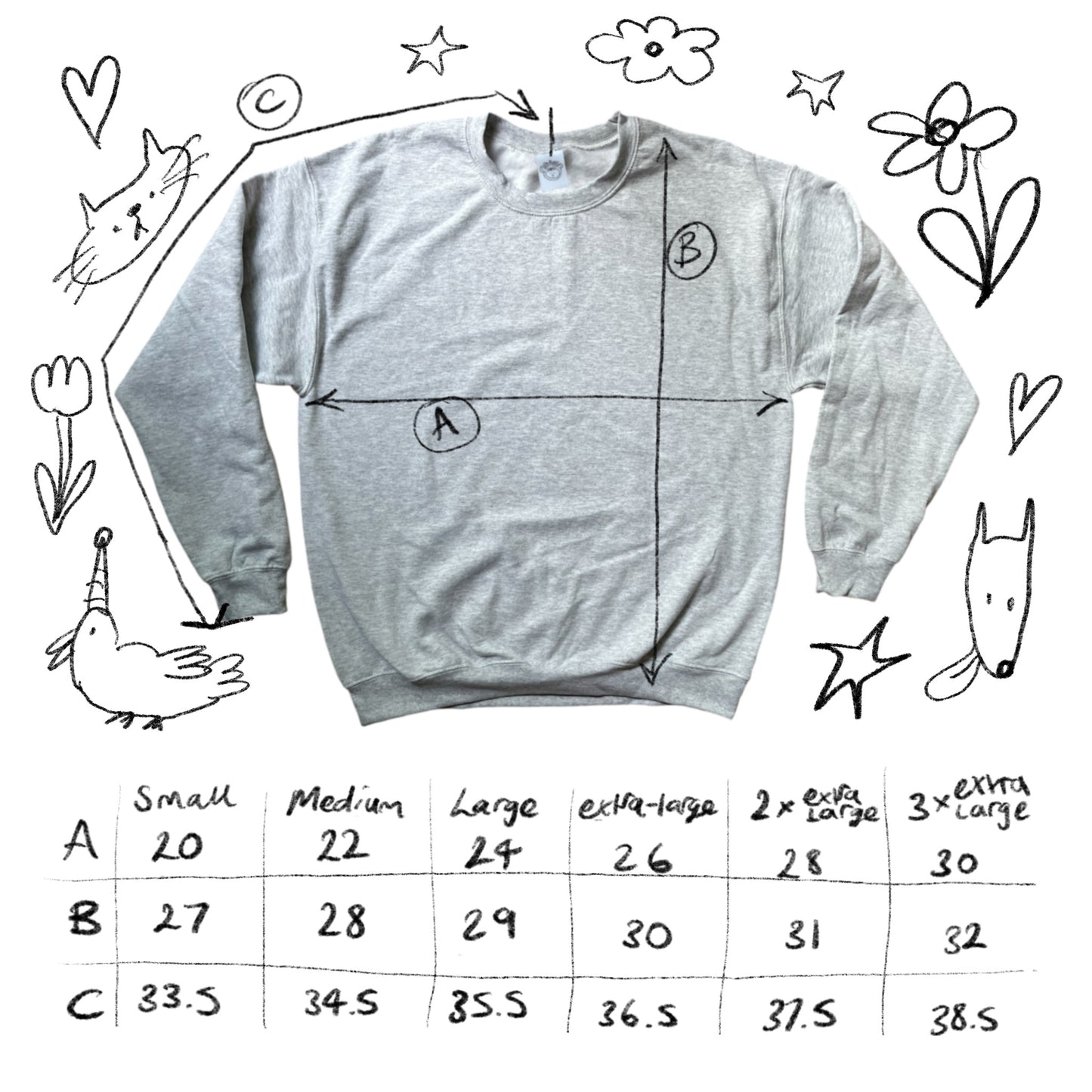 Black on Grey 2 cats in love sweatshirt