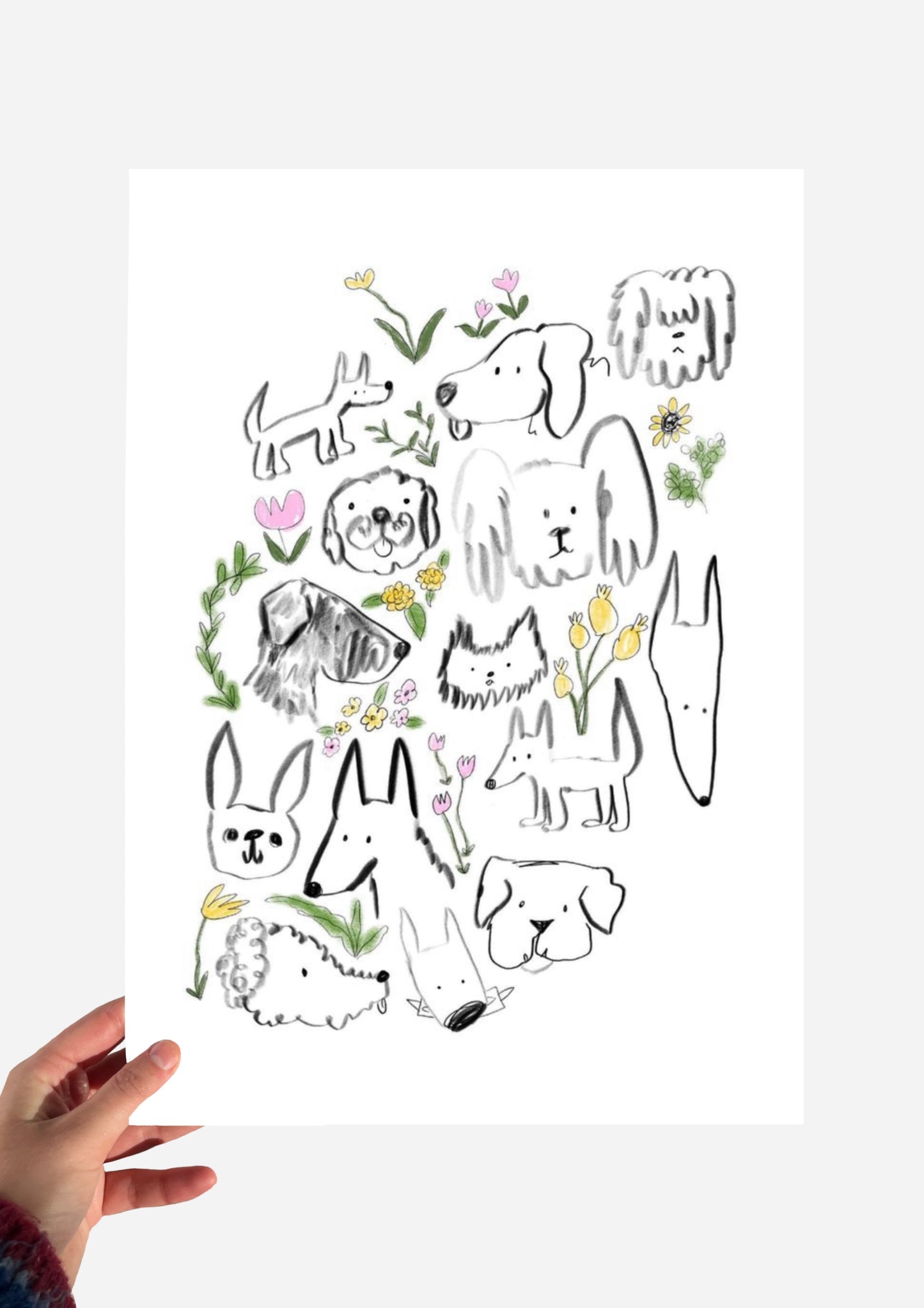 All the doggos Print