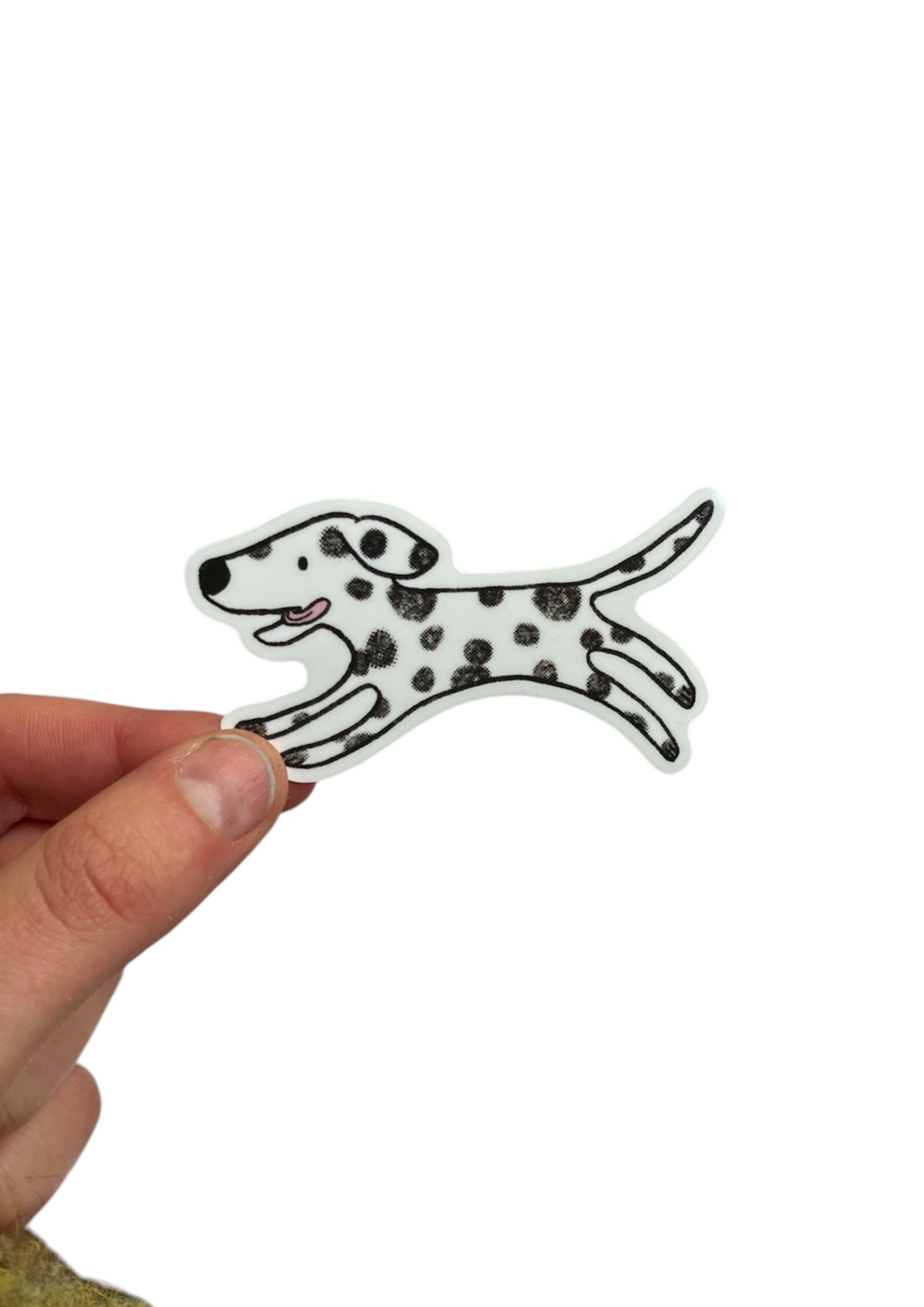 Polka Dot Dalmatian Sticker