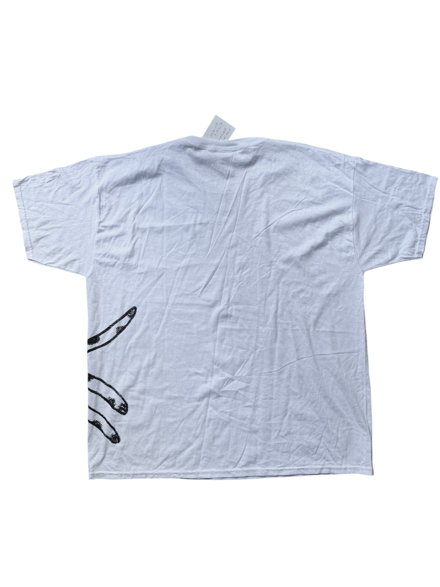 Mega Dalmatian black on white wrap around oversized tee