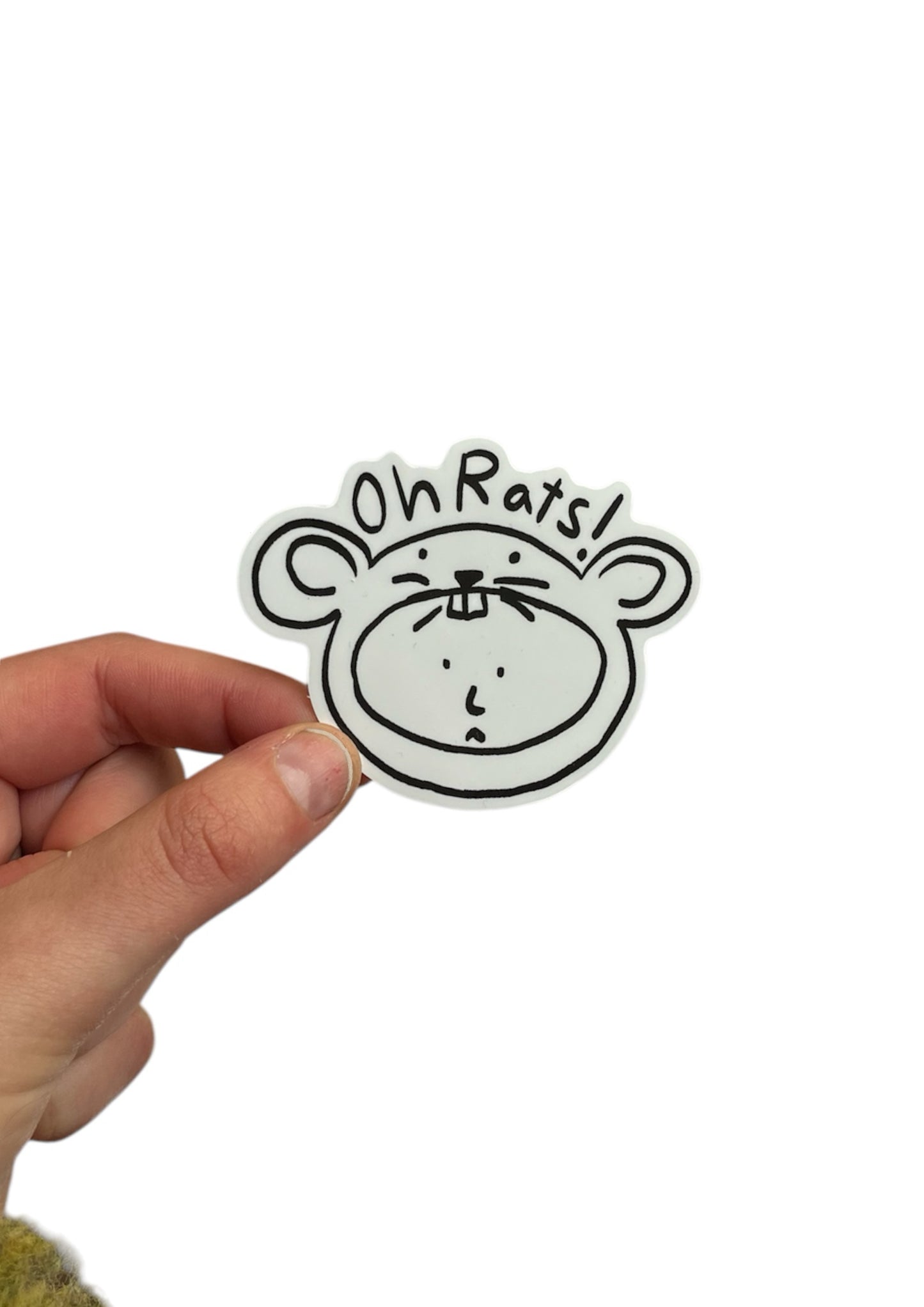 Oh Rats! Logo sticker