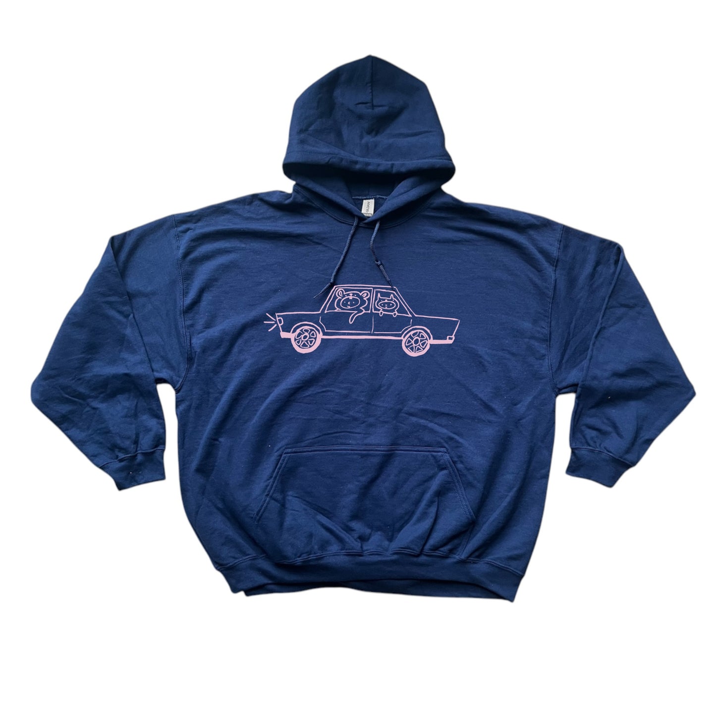 Critter road trip navy hoodie
