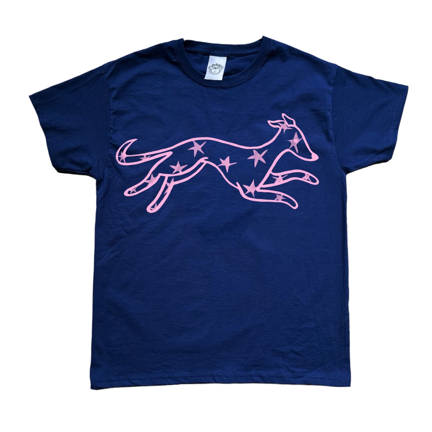 Starry dog navy tee