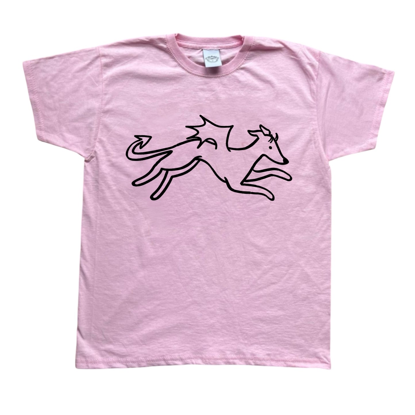 Devil dog pink tee