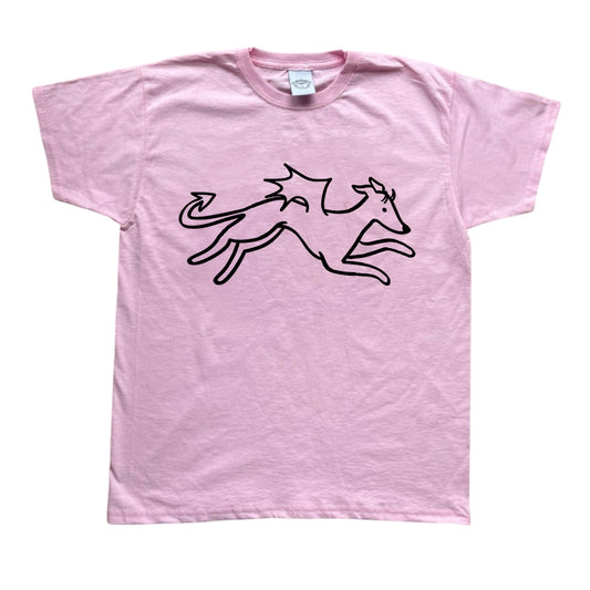 Devil dog pink tee