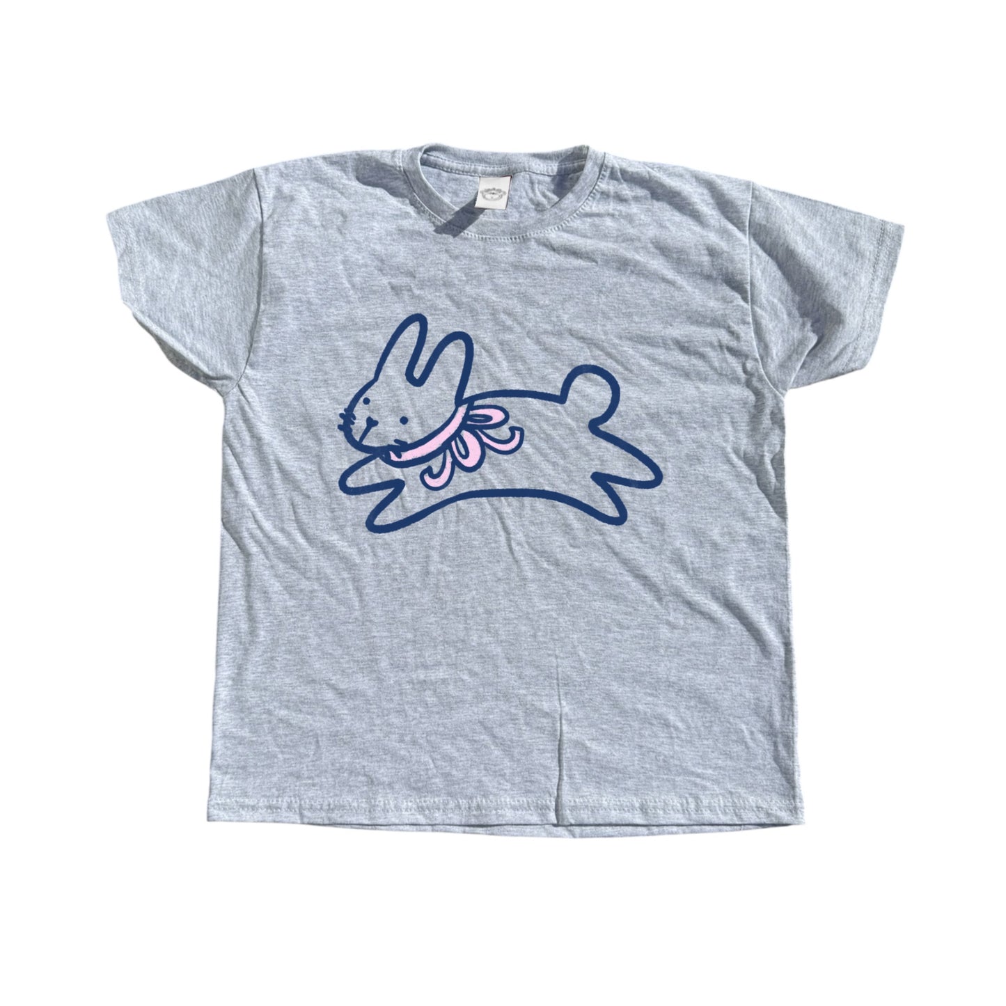 Bow bunny grey tee