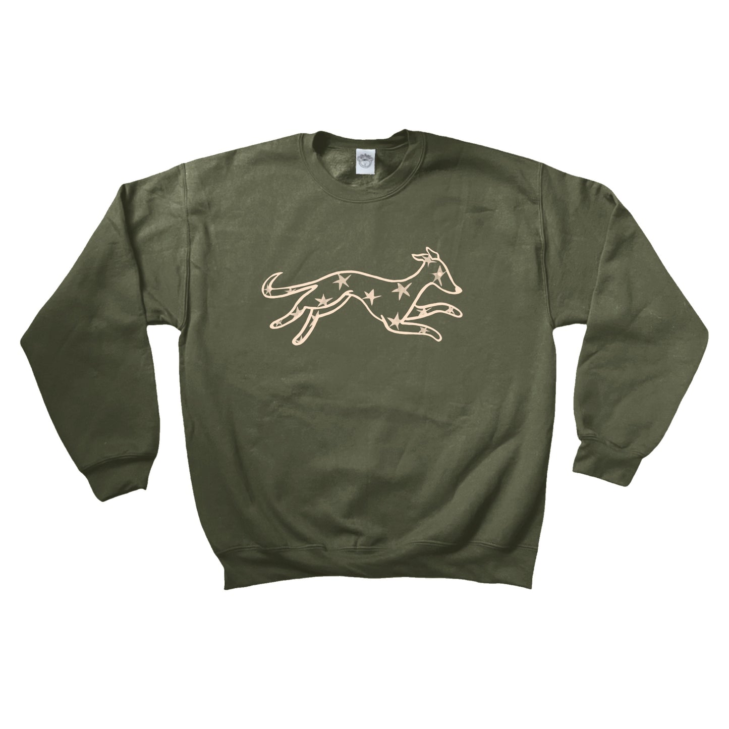 Star Dog khaki Sweatshirt
