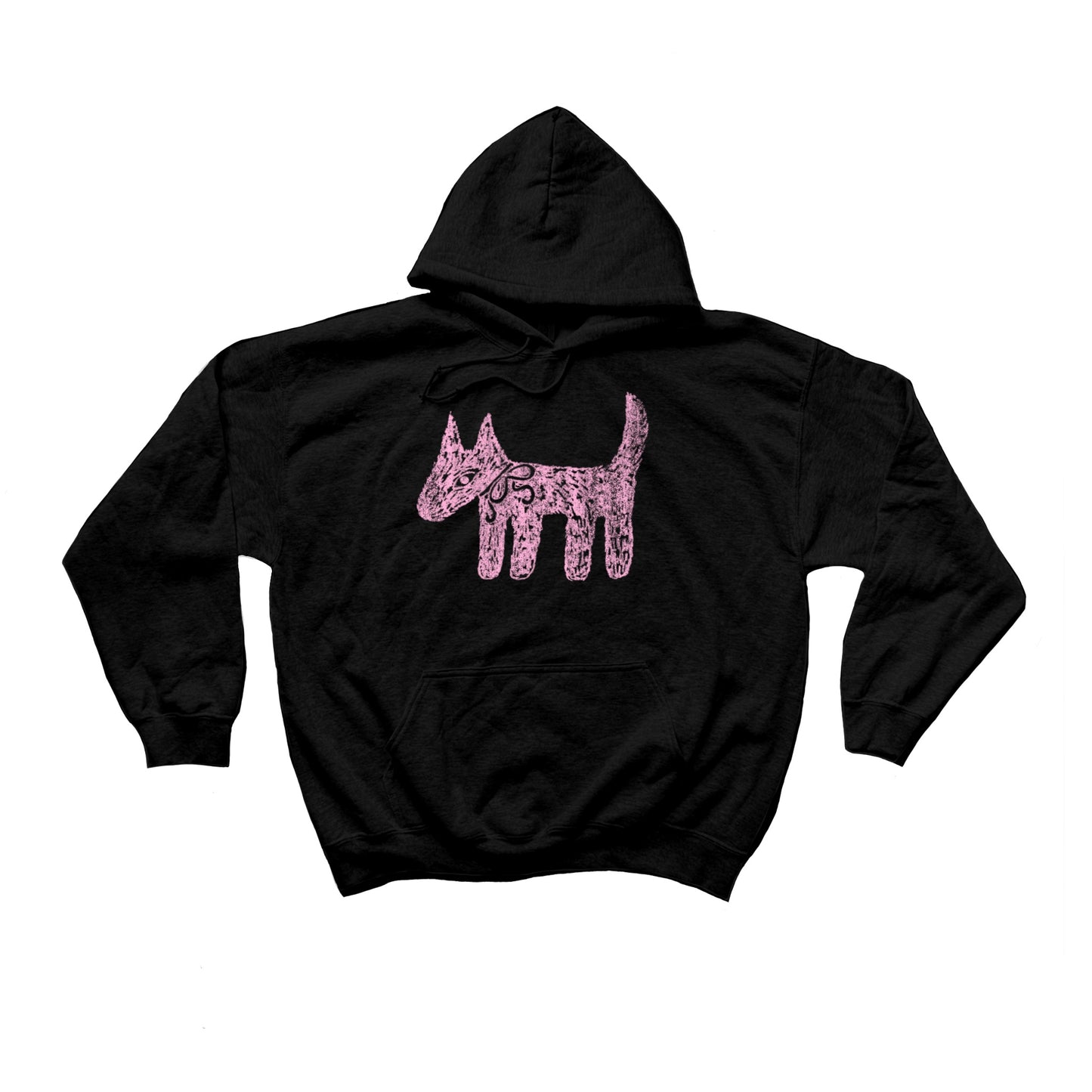 Scruffy dog black hoodie