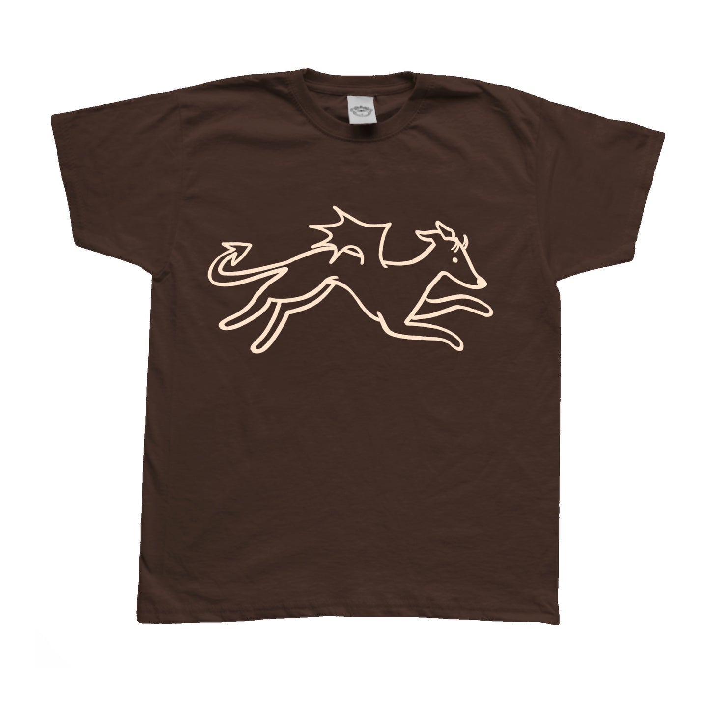 Devil dog brown tee