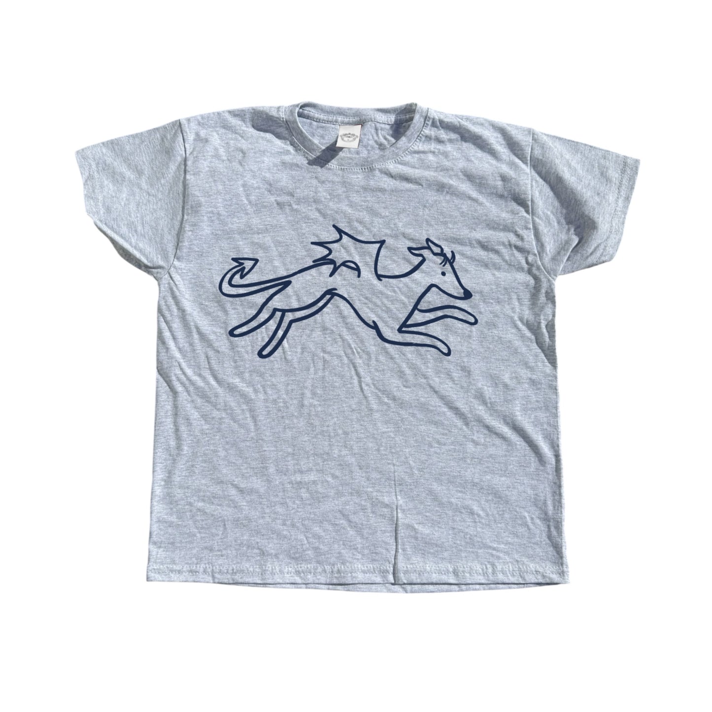 Devil dog grey tee