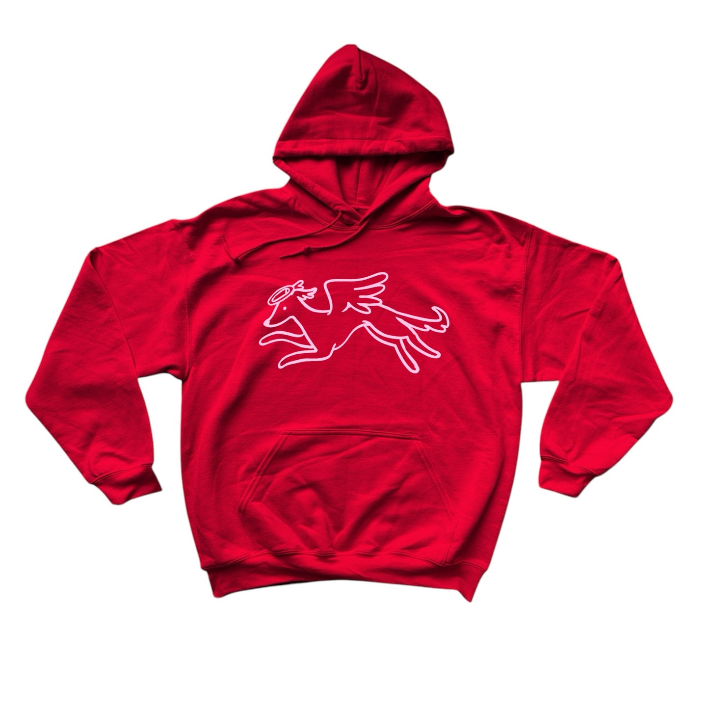 Heavenly hound red hoodie