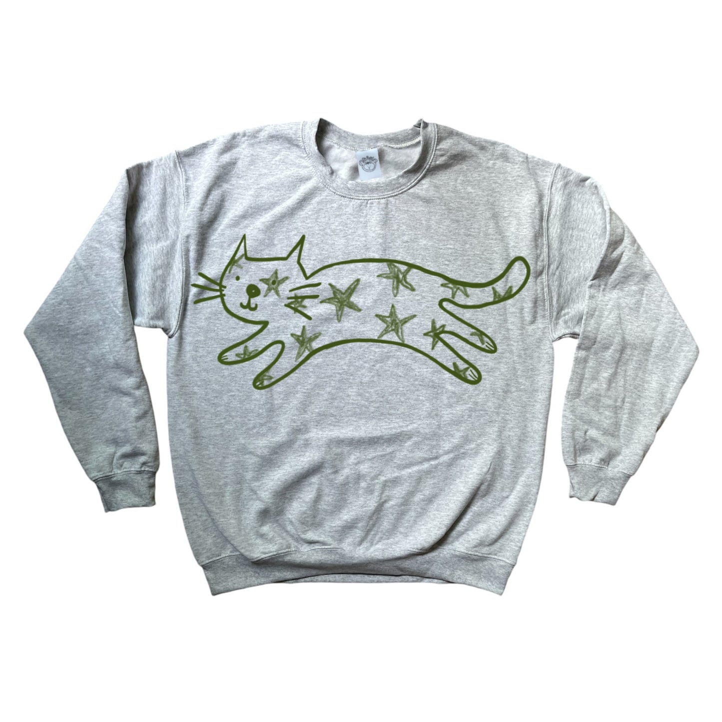 Mega Star Cat grey sweatshirt
