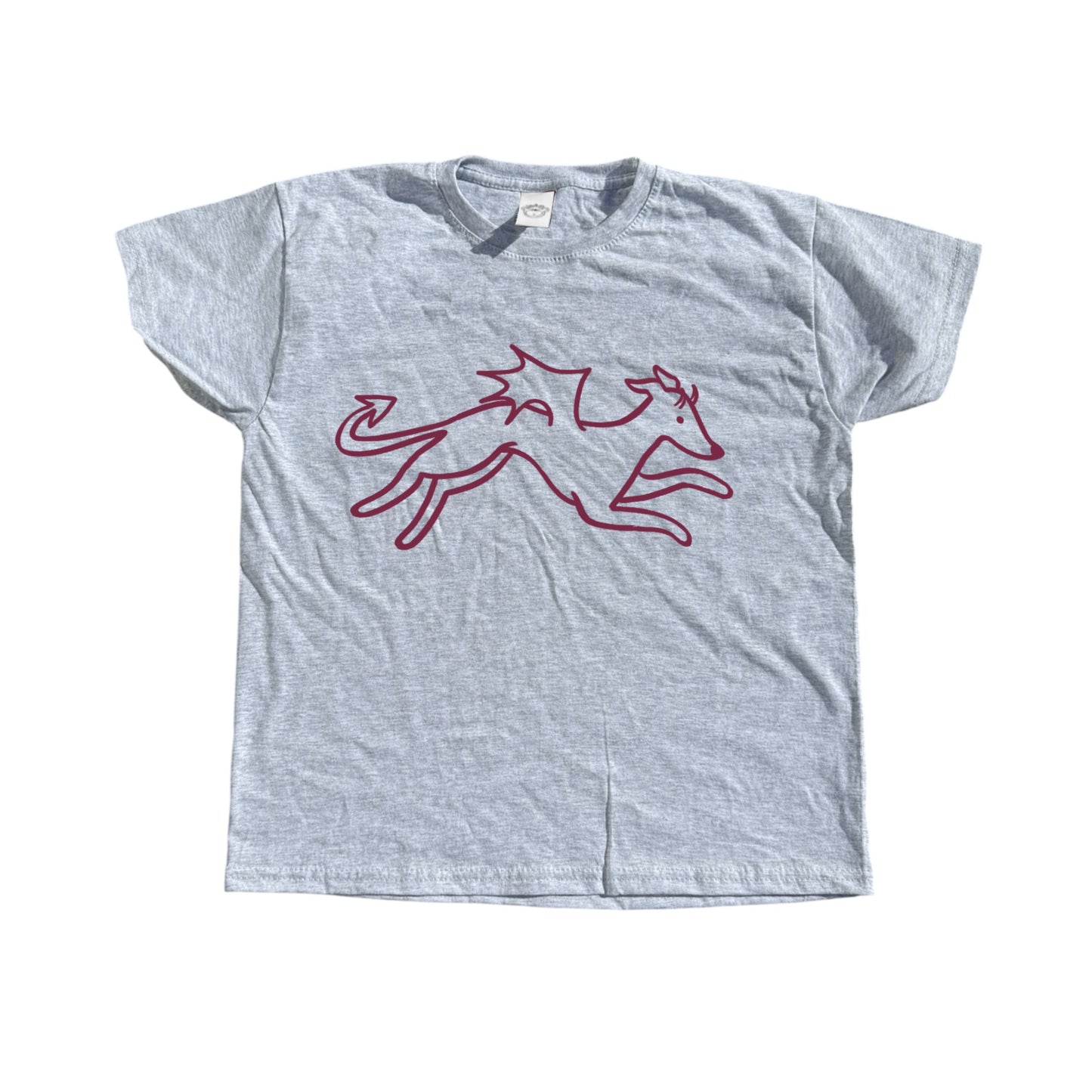 Devil dog grey tee