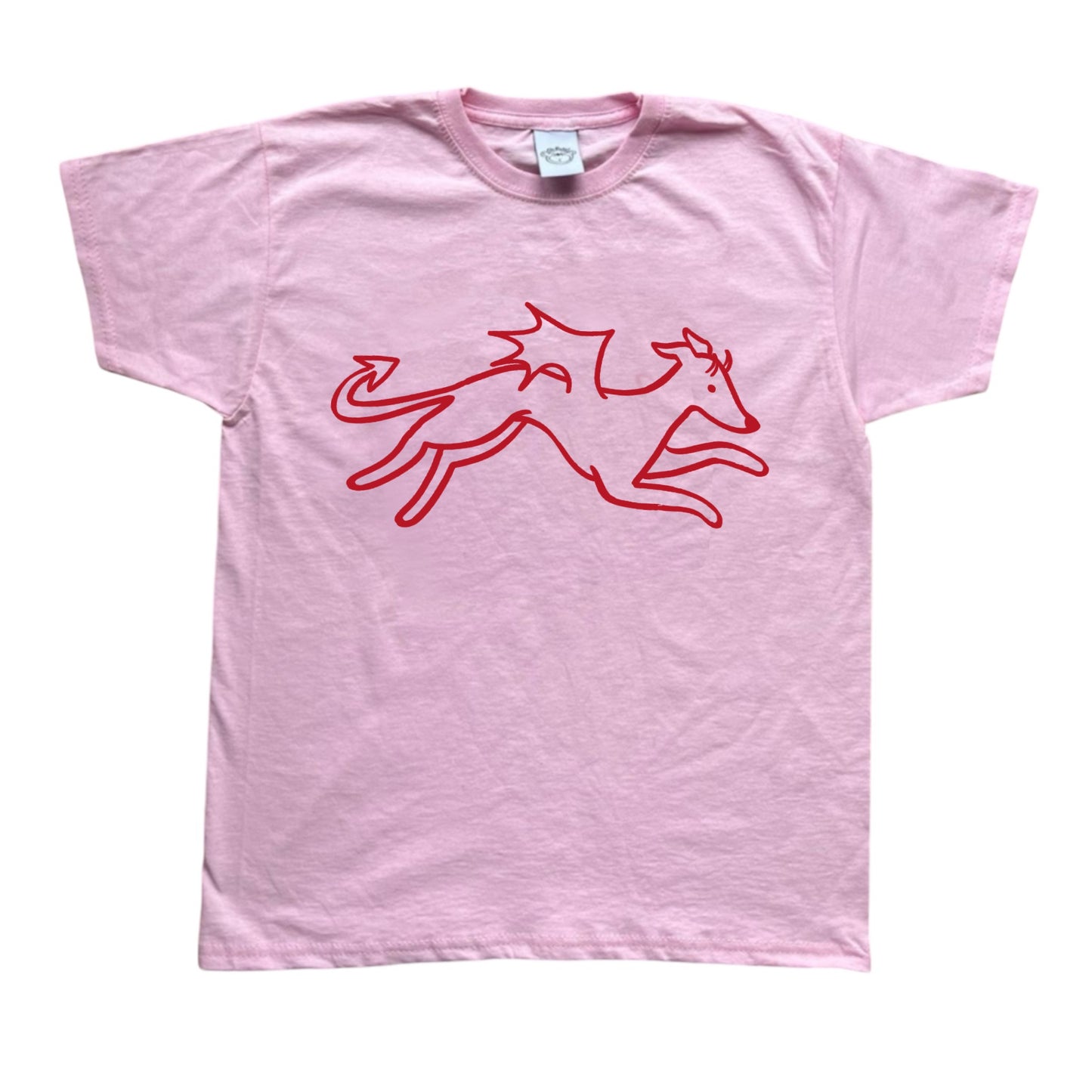 Devil dog pink tee