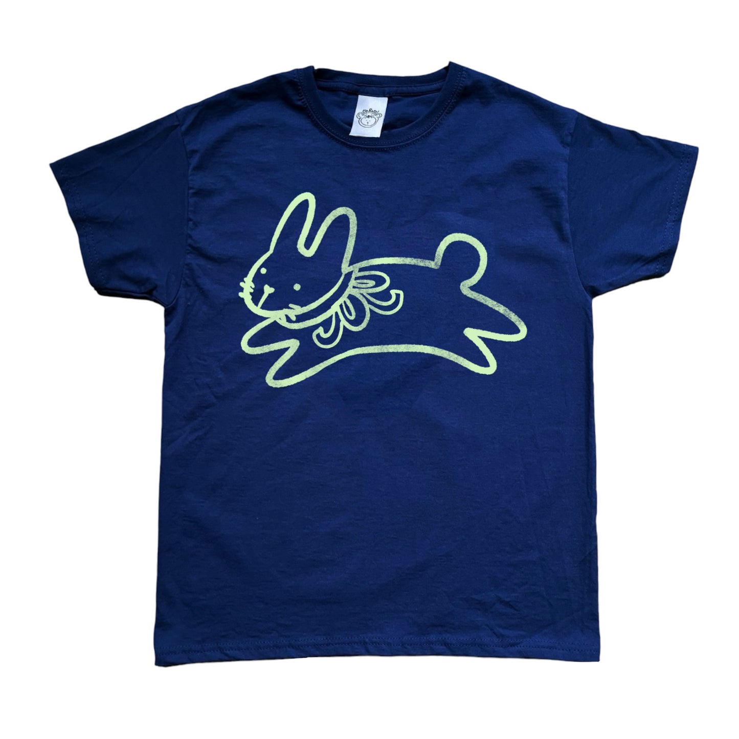 Bow bunny navy tee