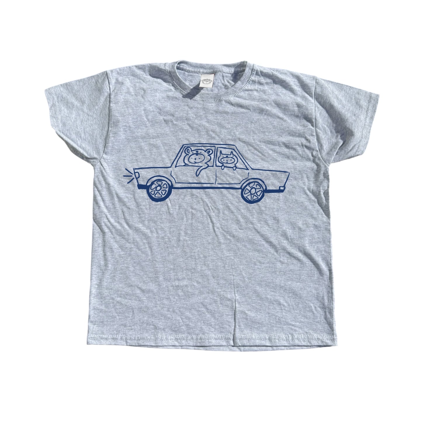 Critter road trip grey tee