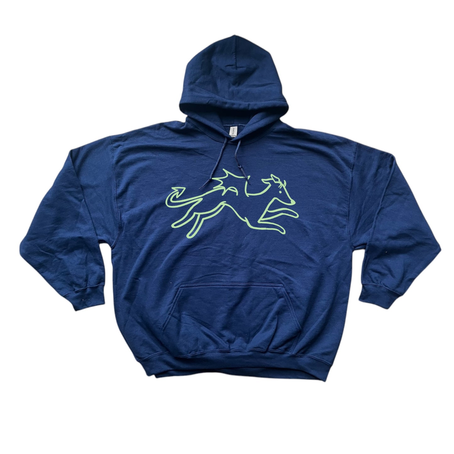 Devil dog navy hoodie