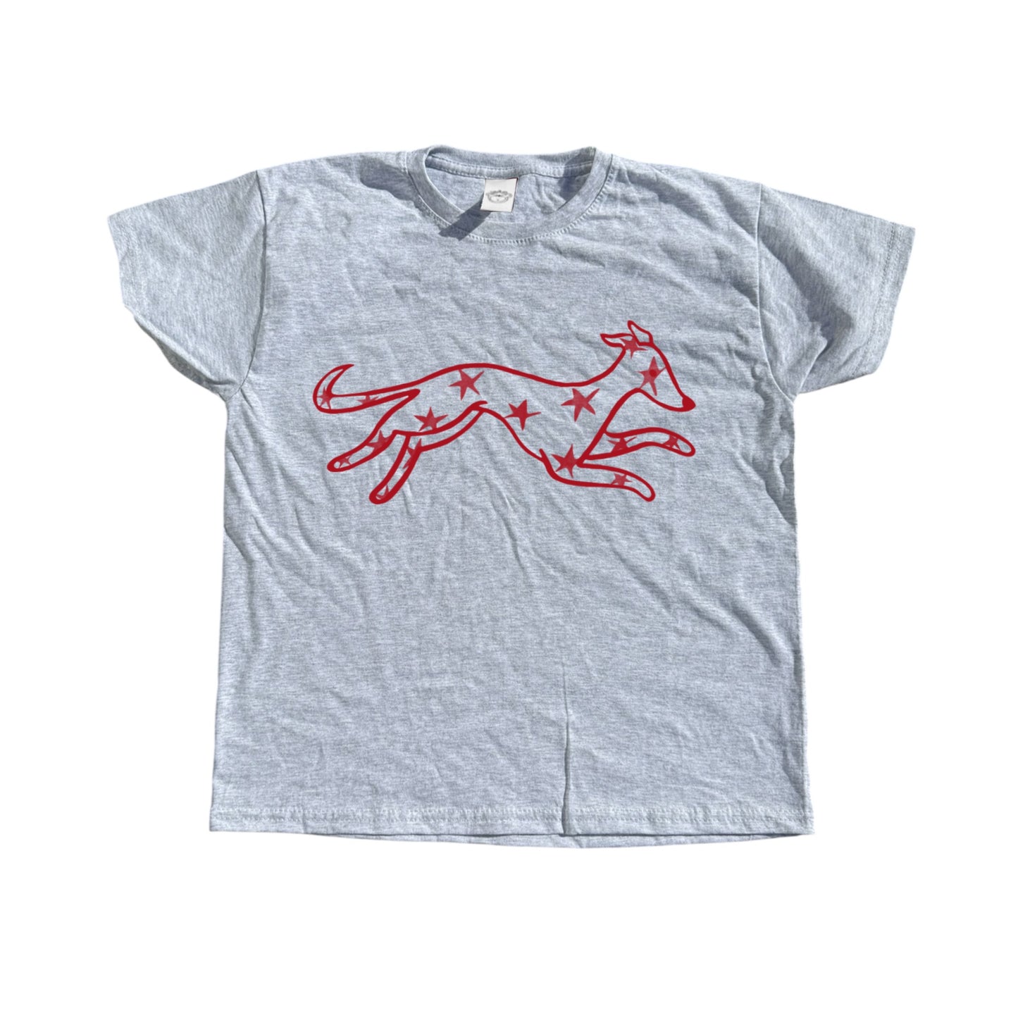 Star dog grey tee