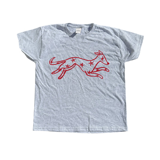 Star dog grey tee