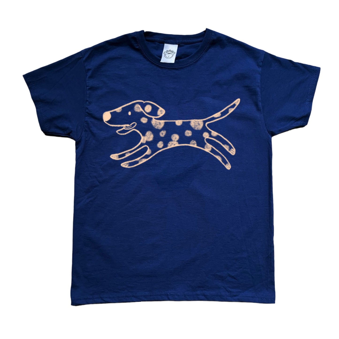 Polka dot navy Dalmatian tee