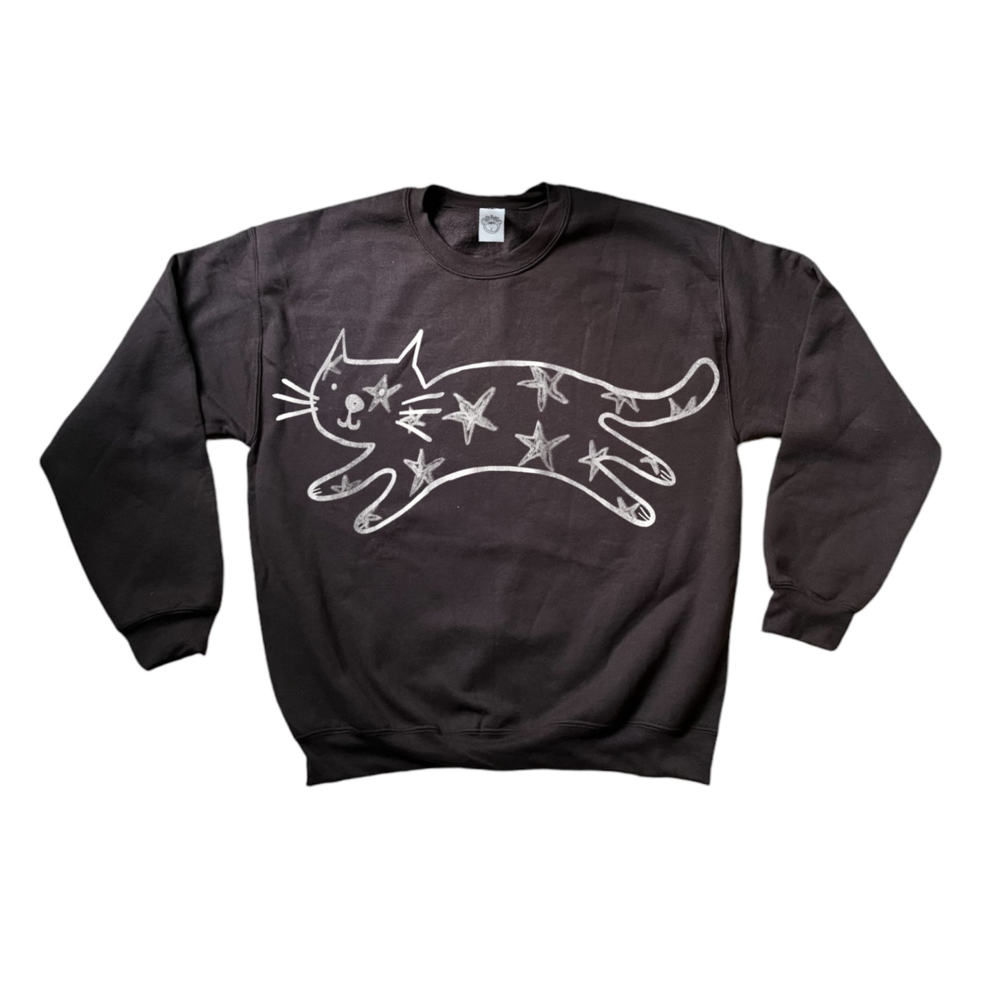 Mega Star Cat brown sweatshirt
