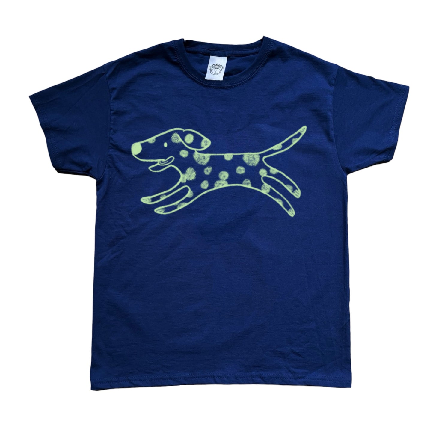 Polka dot navy Dalmatian tee