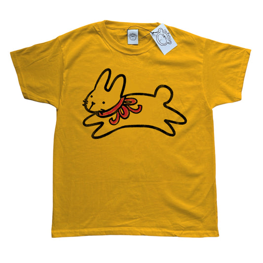 Bow bunny yellow tee