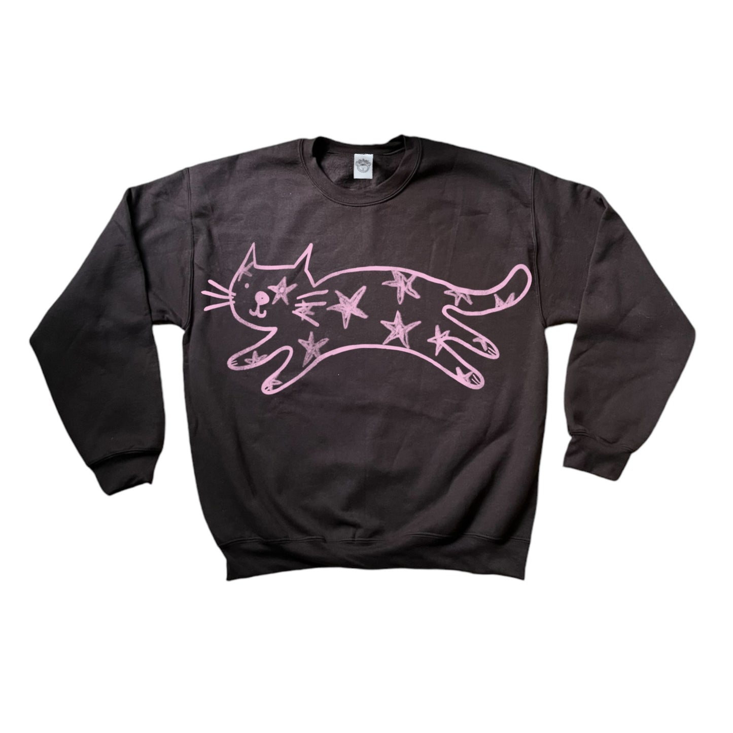 Mega Star Cat brown sweatshirt