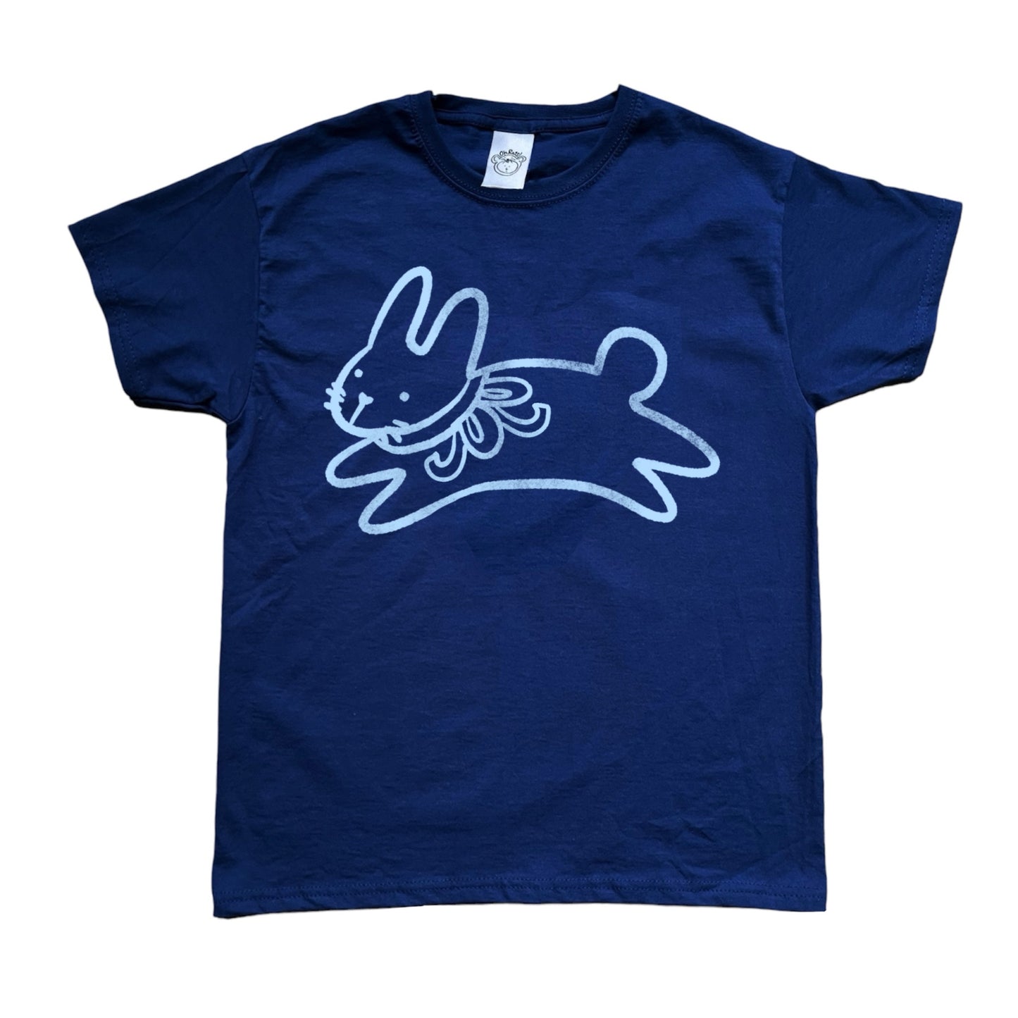 Bow bunny navy tee