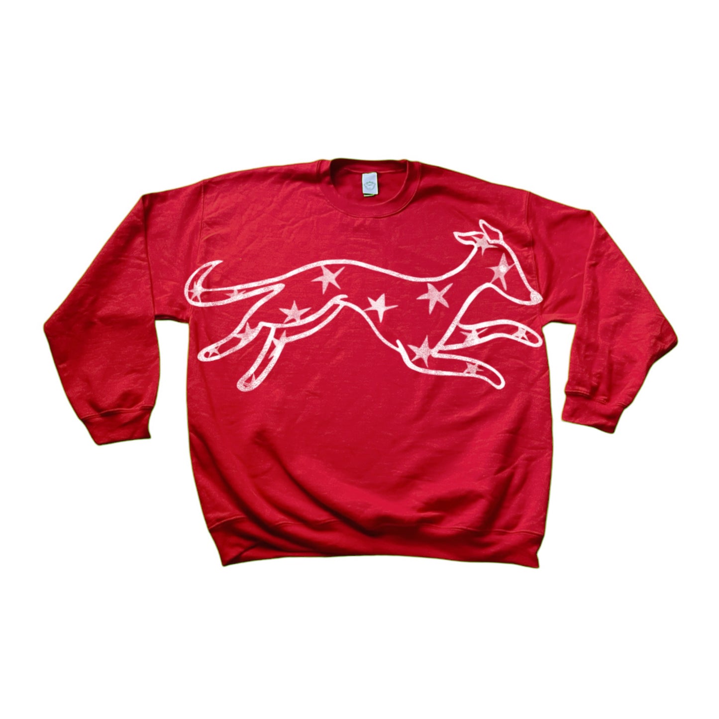 Mega Star Dog Red Sweatshirt