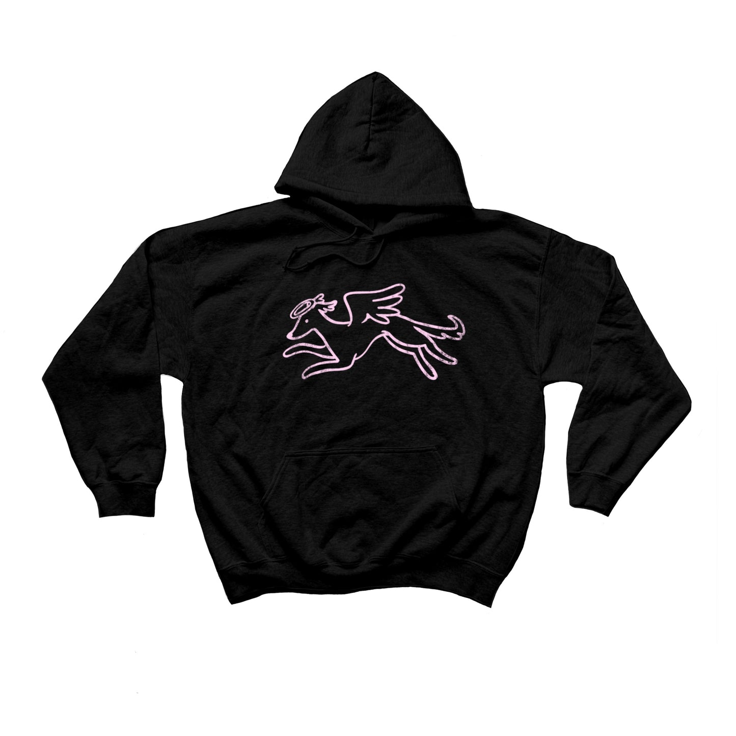 Heavenly hound black hoodie