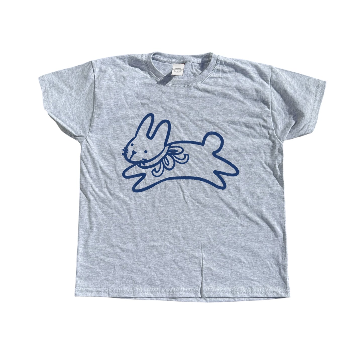 Bow bunny grey tee