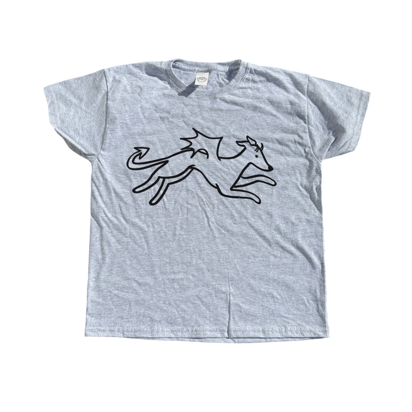 Devil dog grey tee
