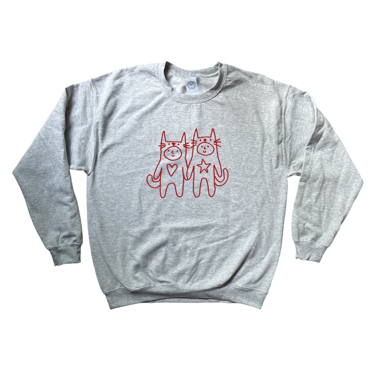 2 Critters in love grey Sweatshirt