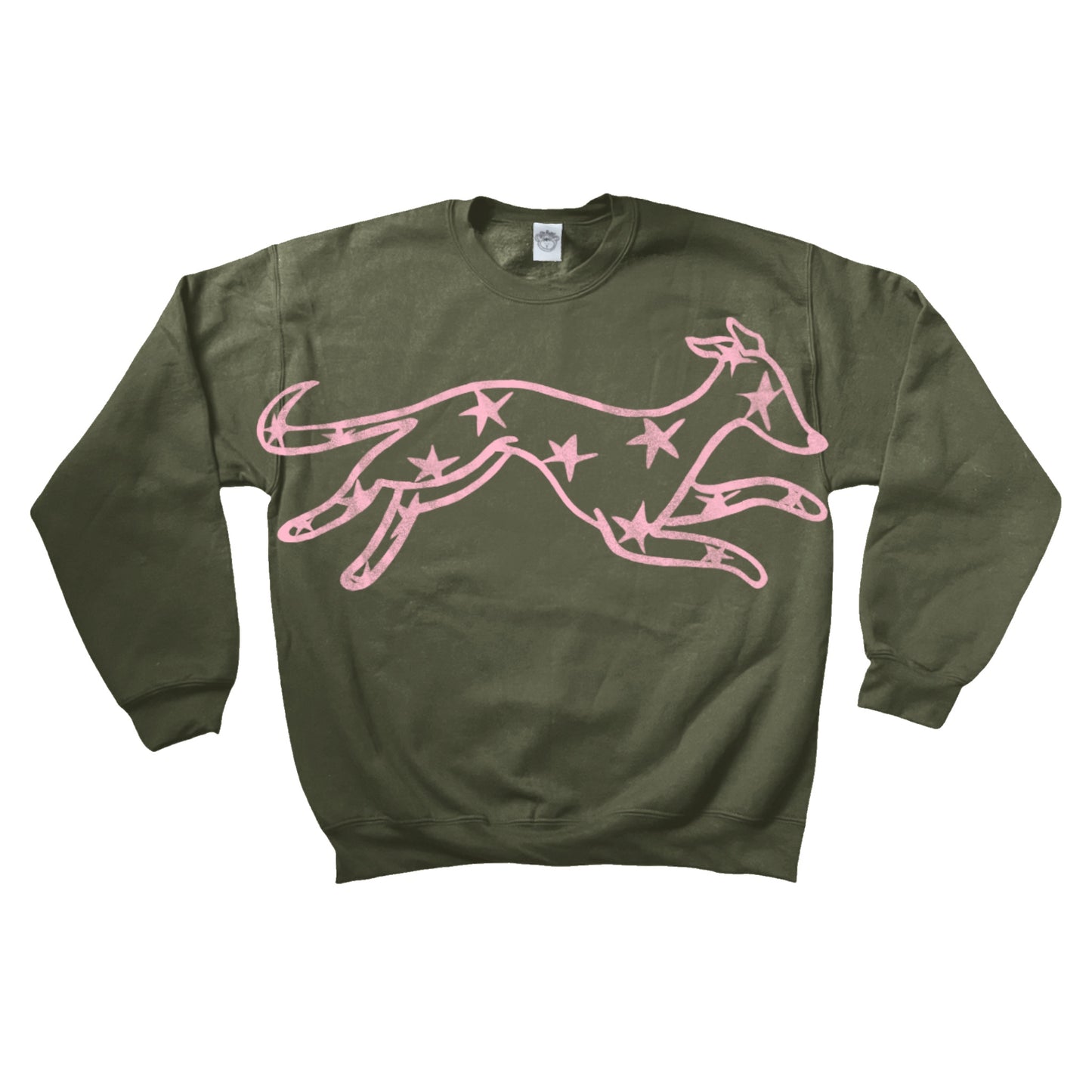 Mega Star Dog khaki Sweatshirt