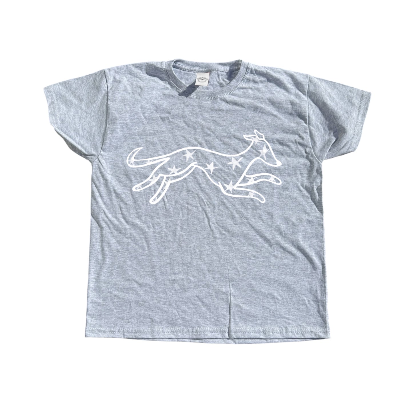 Star dog grey tee