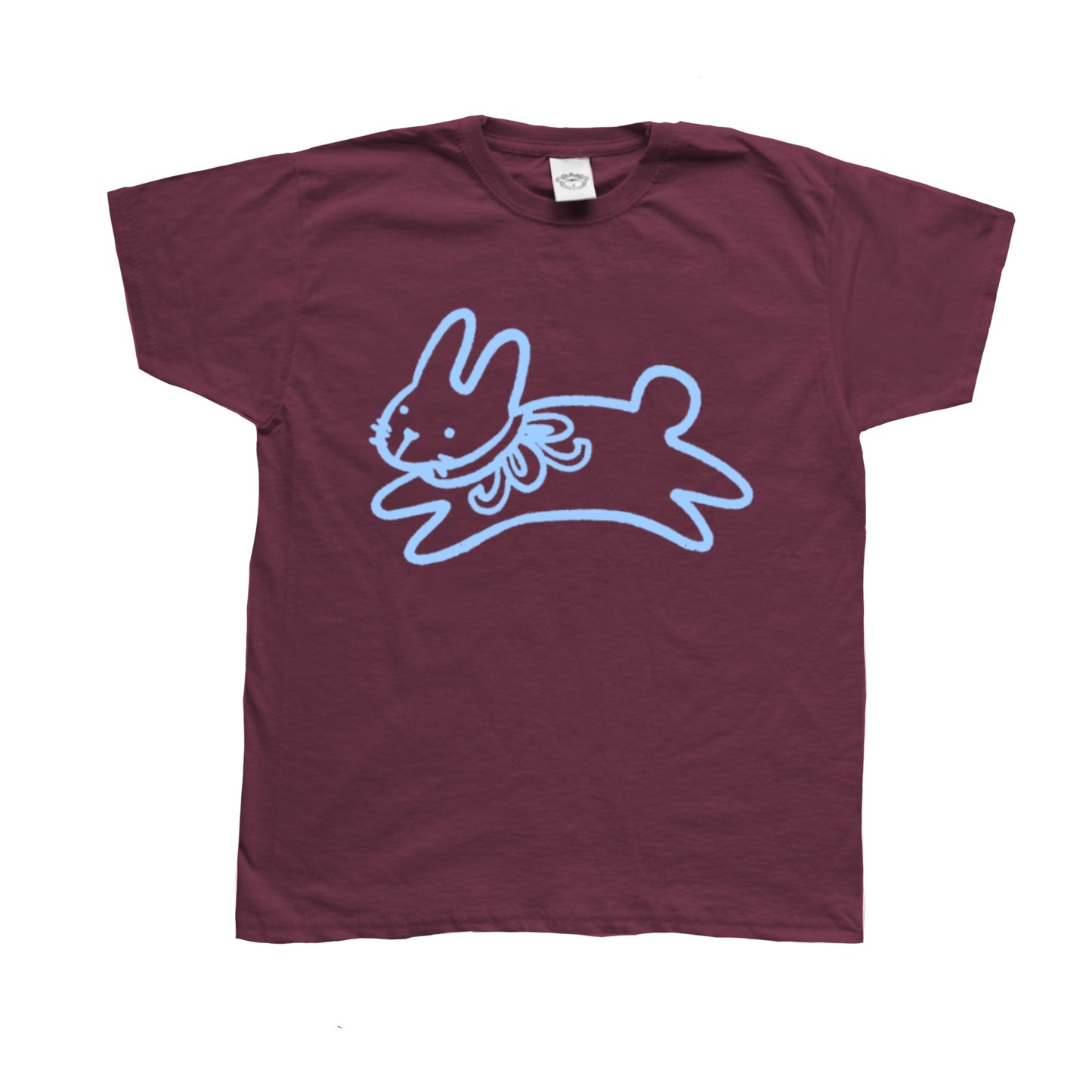 Bow bunny burgundy tee