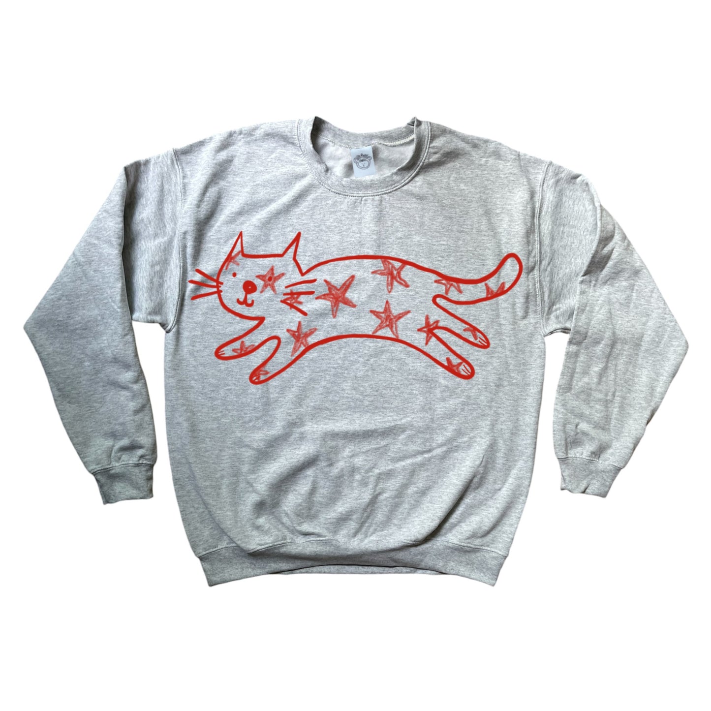 Mega Star Cat grey sweatshirt