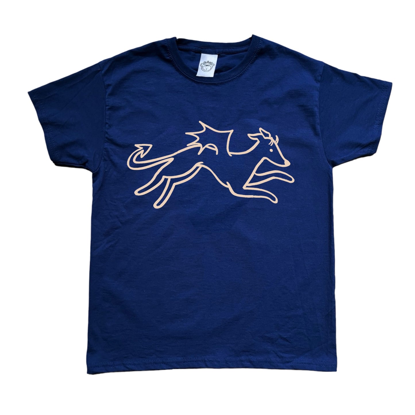 Devil dog navy tee