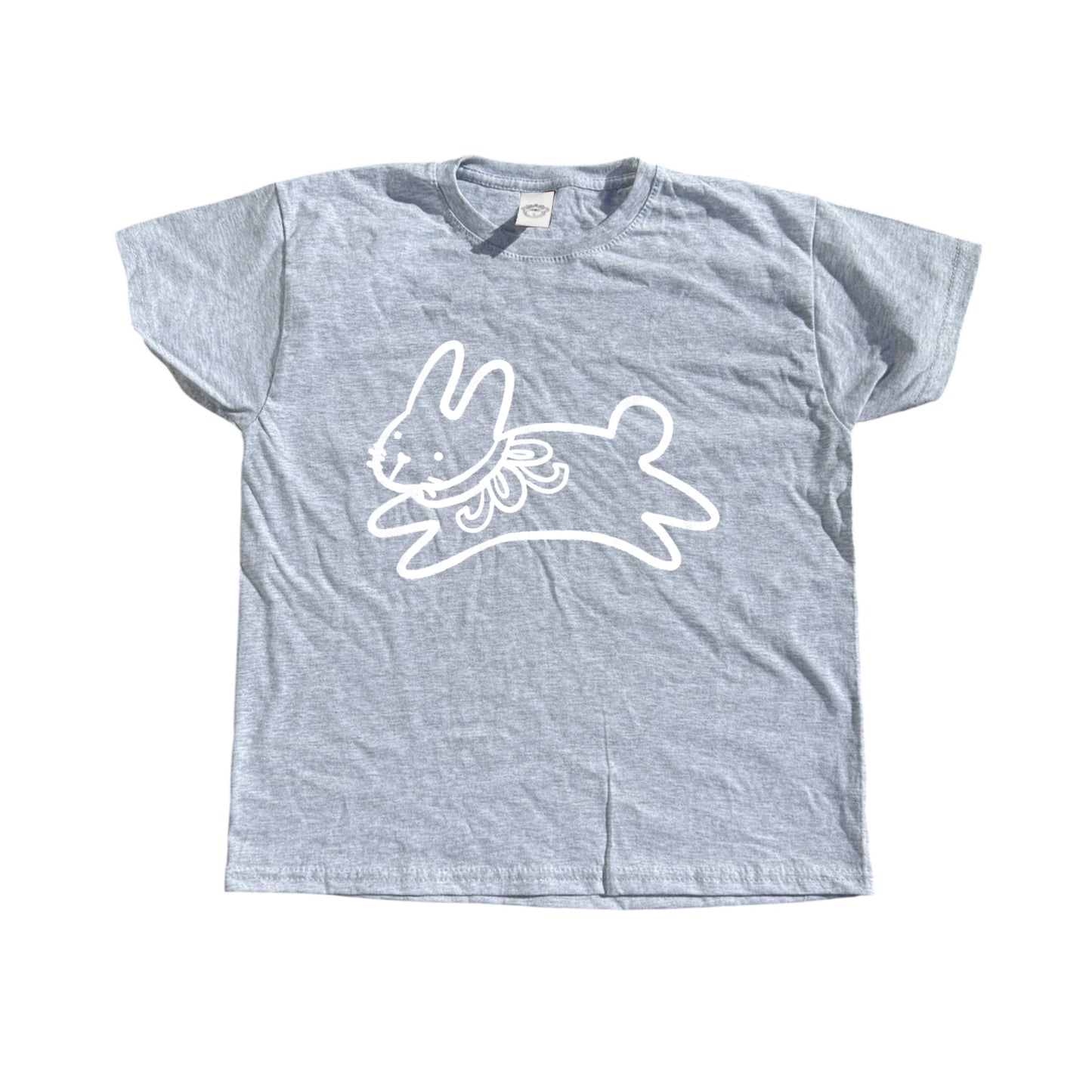 Bow bunny grey tee