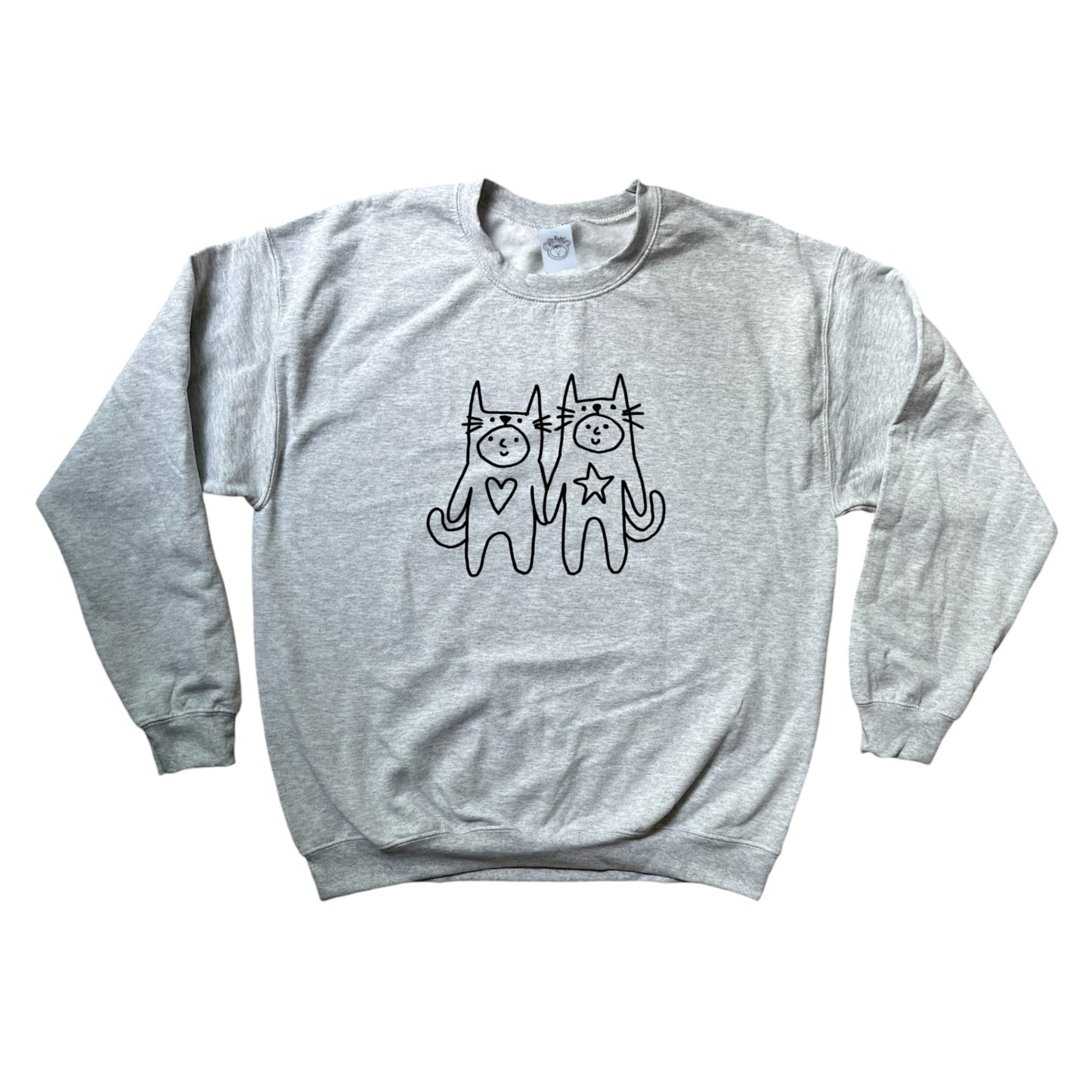 2 Critters in love grey Sweatshirt