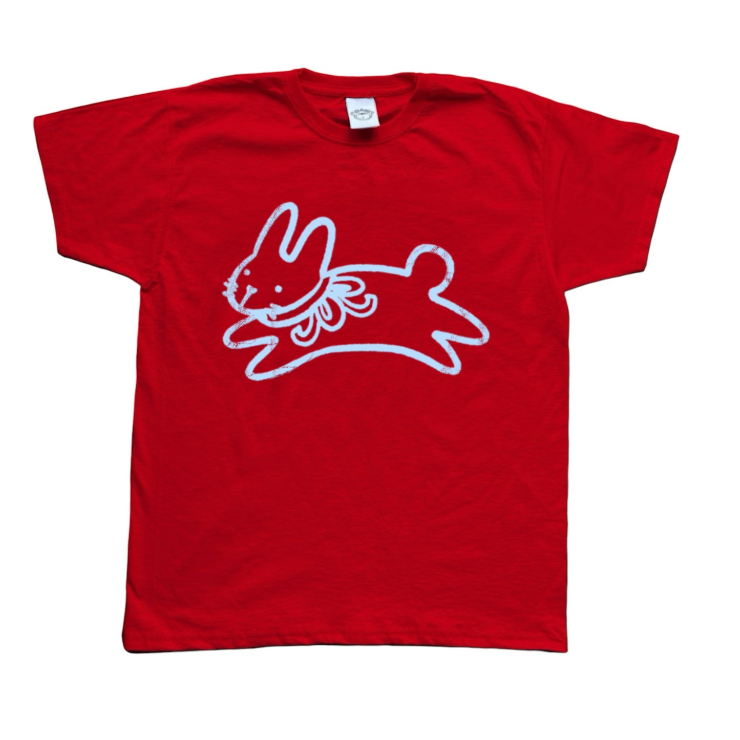 Bow bunny beige tee