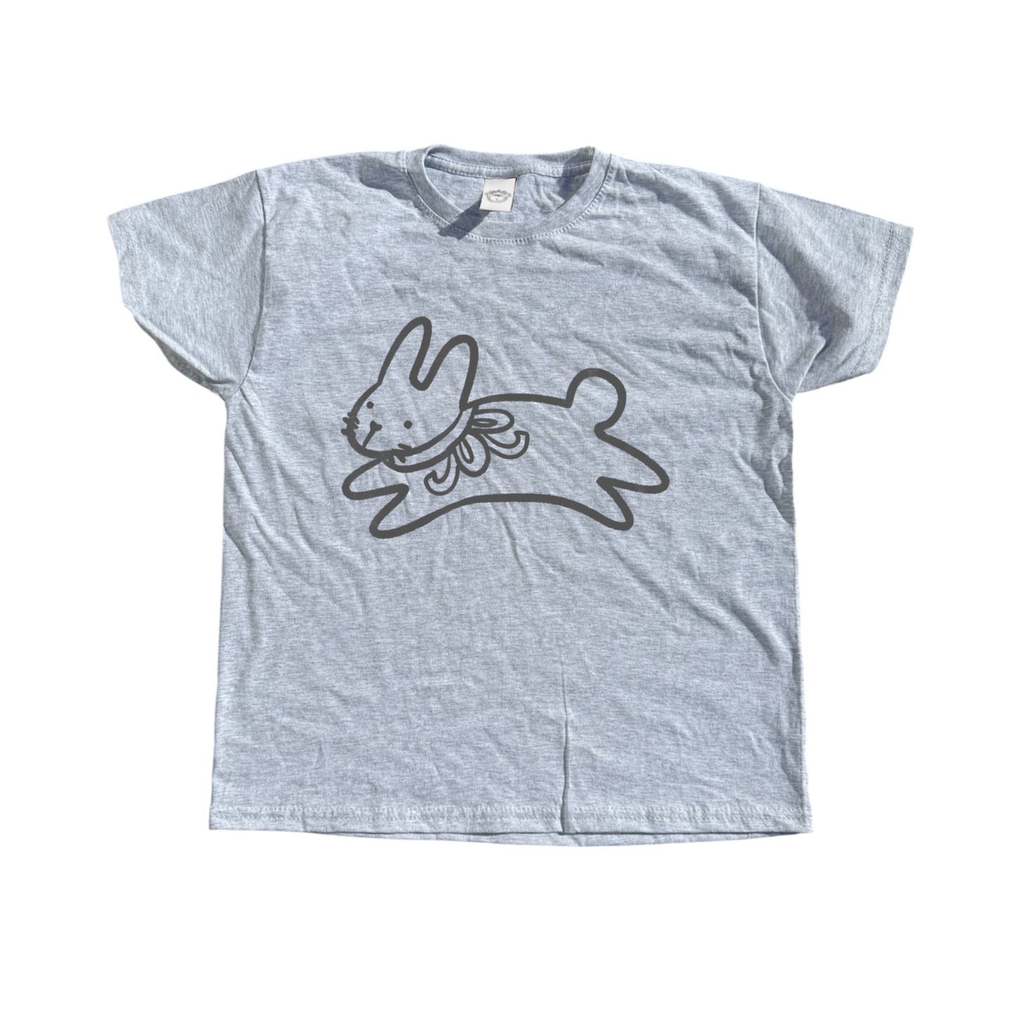 Bow bunny grey tee
