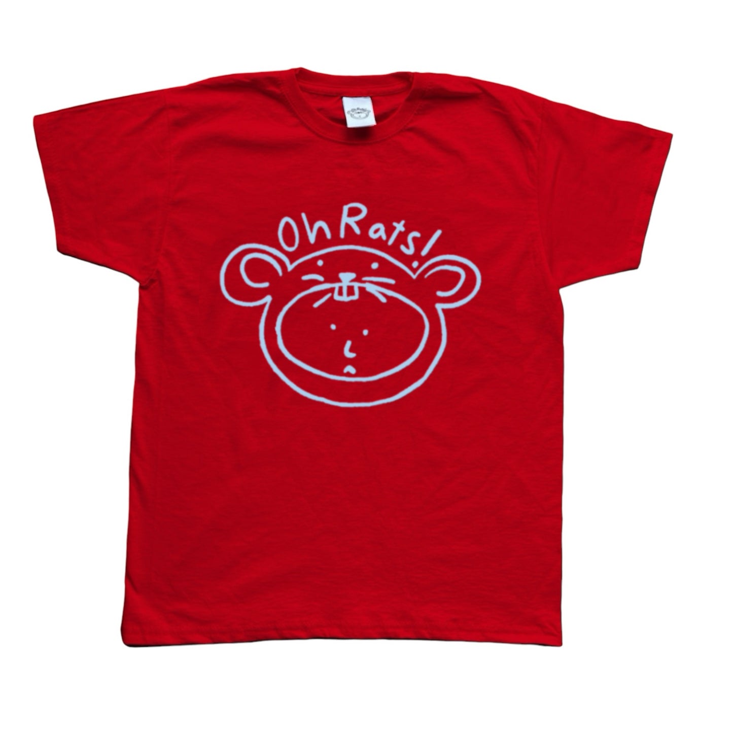 Oh Rats logo red Tee