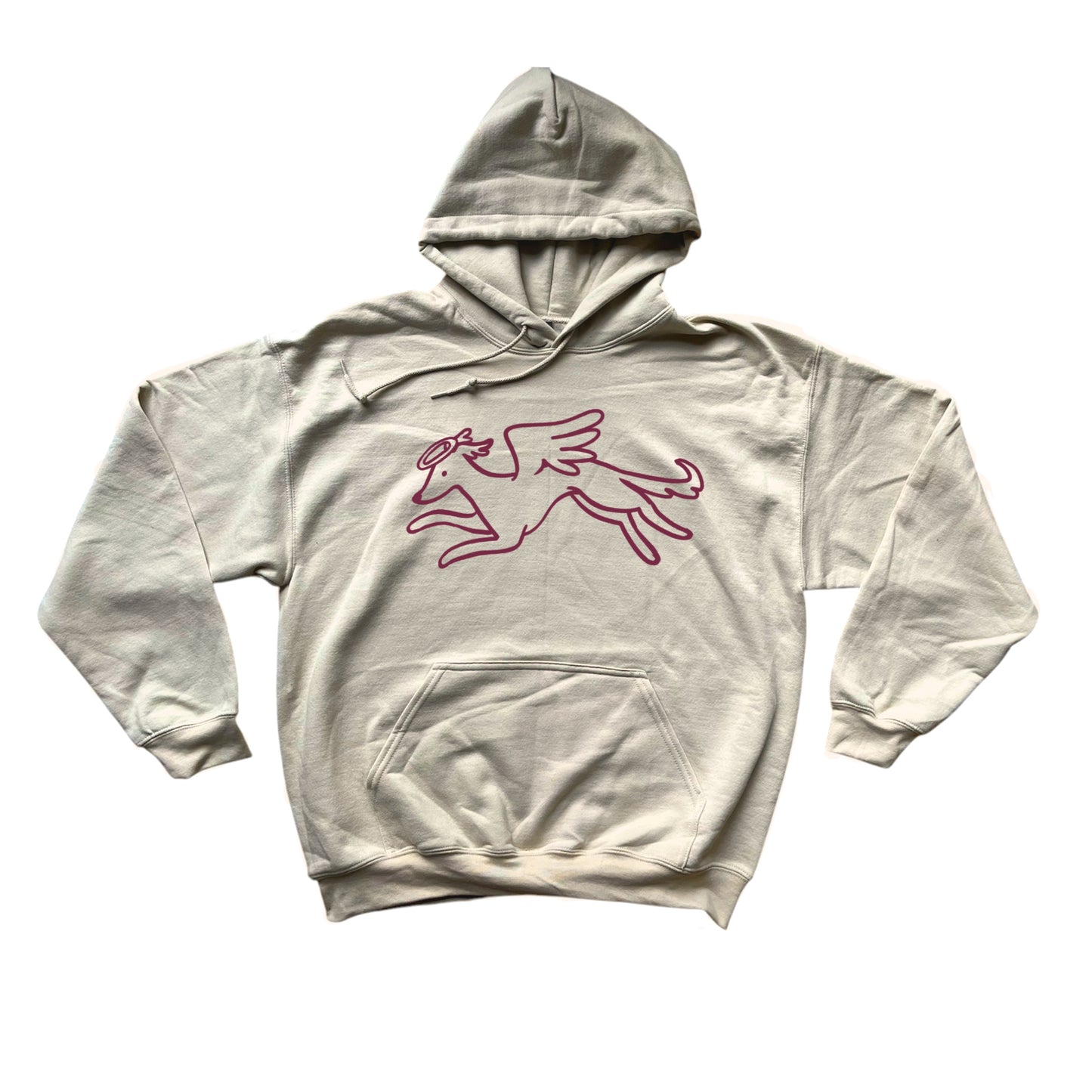 Heavenly hound beige hoodie