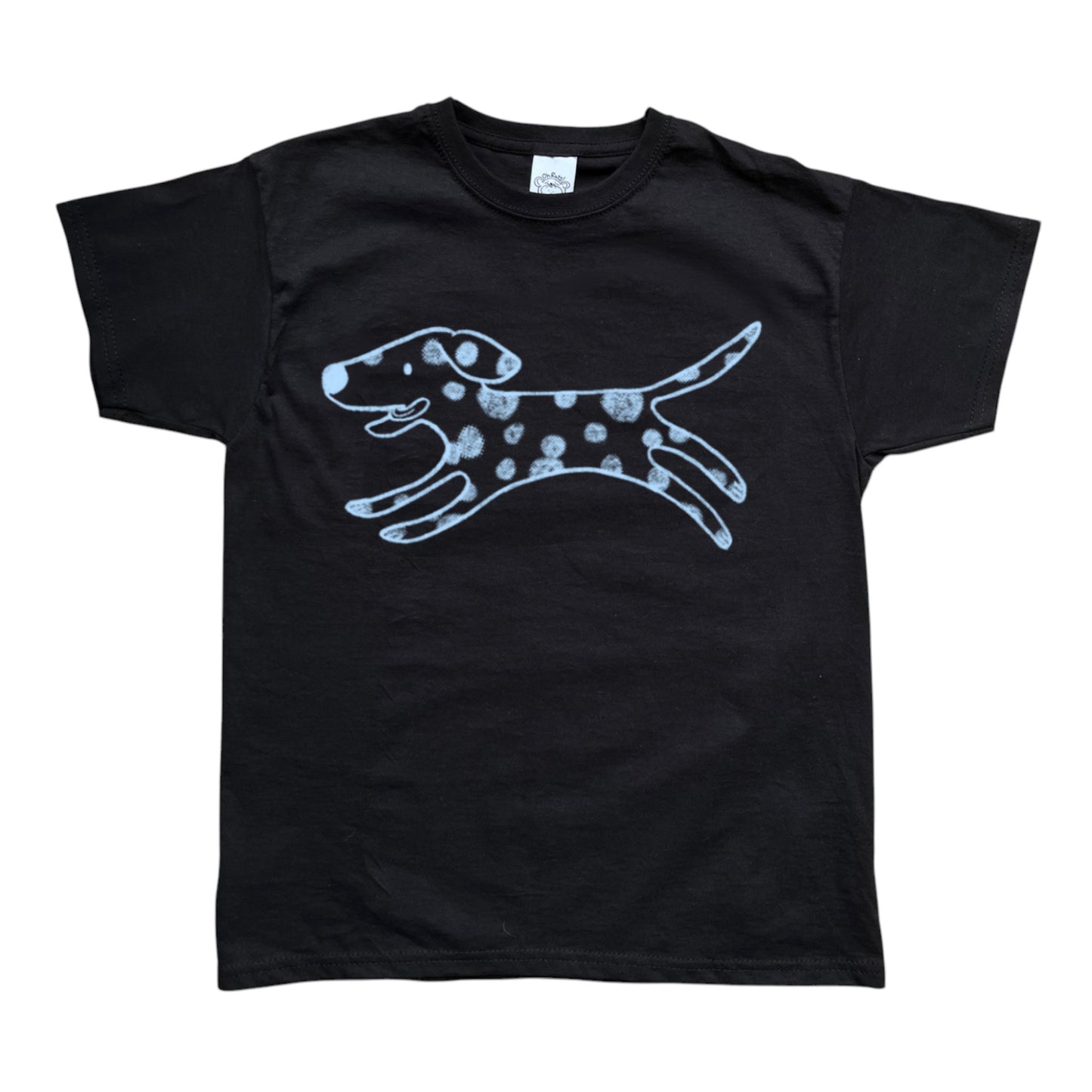 Polka dot black Dalmatian tee