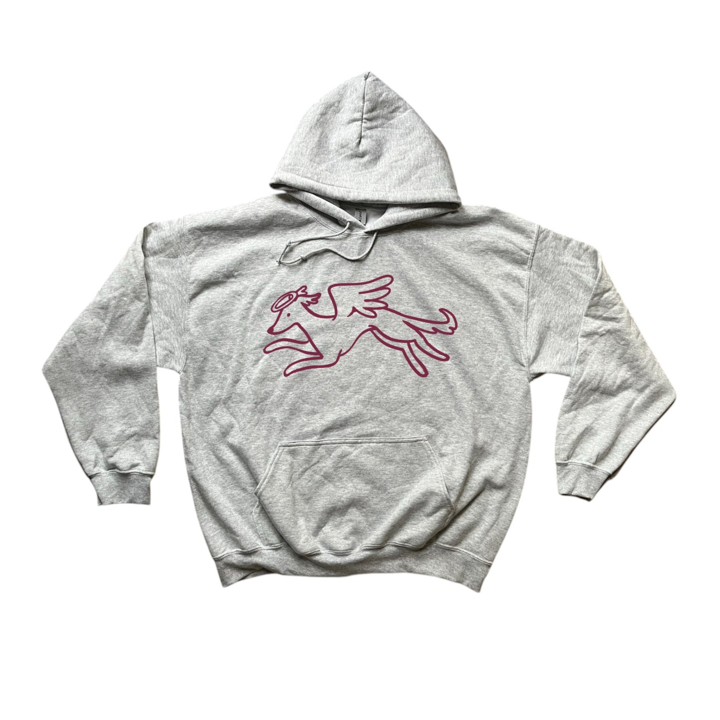 Heavenly hound grey hoodie